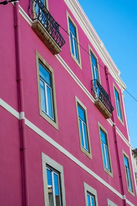 pink building